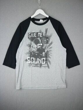 Anvil Deadmau5 DJ Baseball 3/4 Sleeve Mens Large